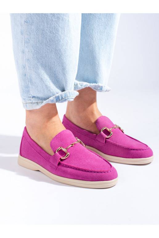 zamšādas kurpes rozā krāsa Shelovet zamšādas kurpes rozā krāsa Shelovet