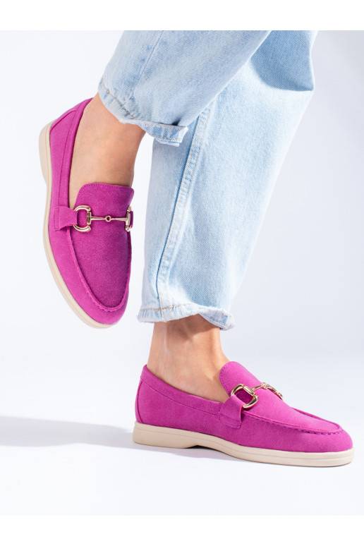 zamšādas kurpes rozā krāsa Shelovet zamšādas kurpes rozā krāsa Shelovet