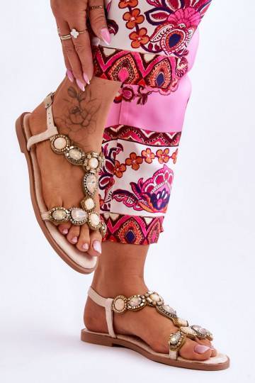 Zamšādas plakanas sandales... 2