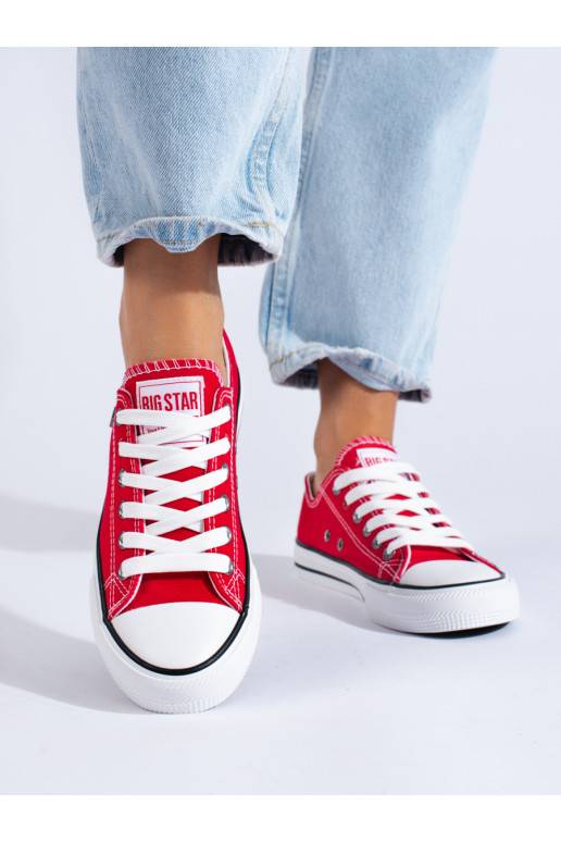 sarkanas krāsas  kurpes Big Star T274020603