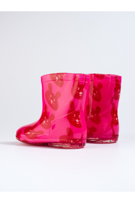 Bērnu rozā krāsa kalosze w  Shelovet