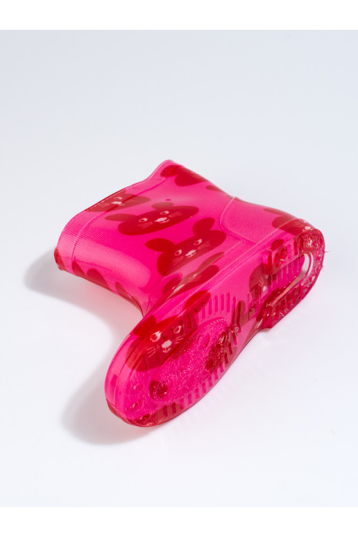 Bērnu rozā krāsa kalosze w  Shelovet