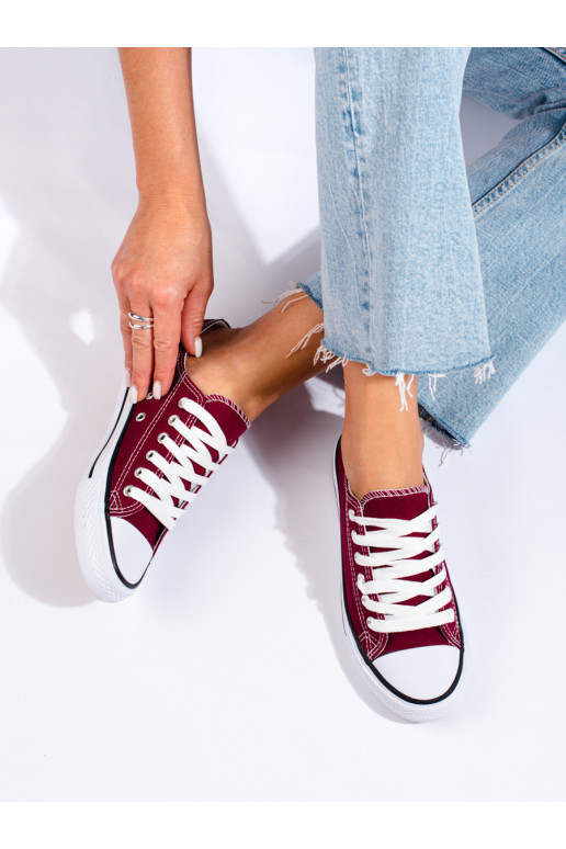  bordo krāsa Sieviešu zābaki Shelovet