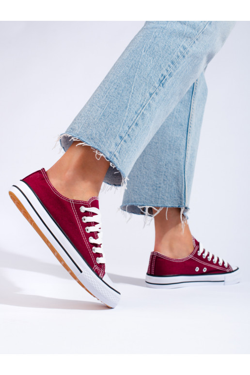  bordo krāsa Sieviešu zābaki Shelovet