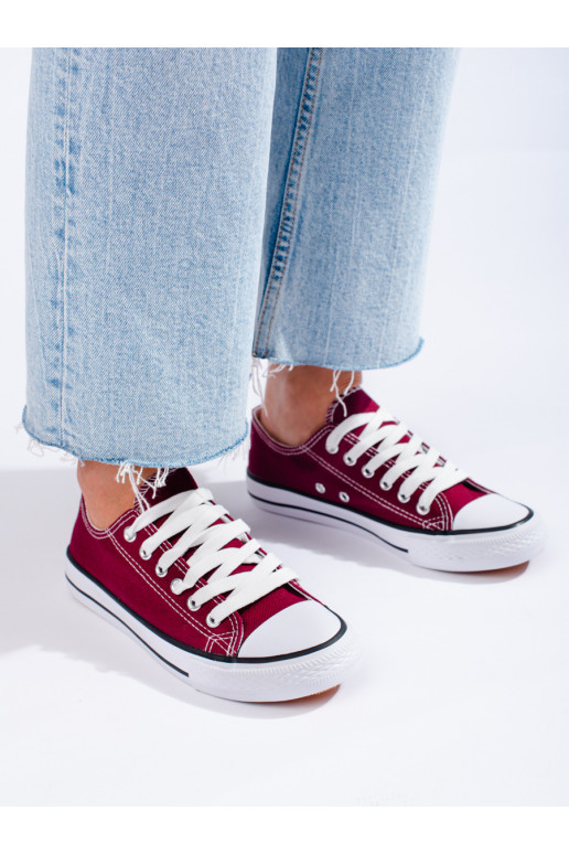  bordo krāsa Sieviešu zābaki Shelovet