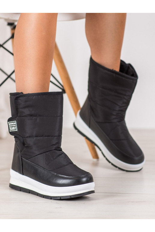 melnas krāsas sniega apavi ar lipīgām...