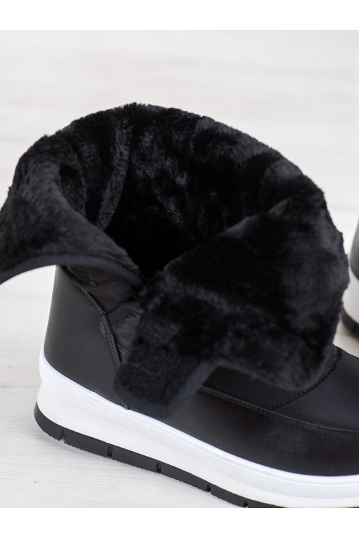 melnas krāsas sniega apavi ar lipīgām...