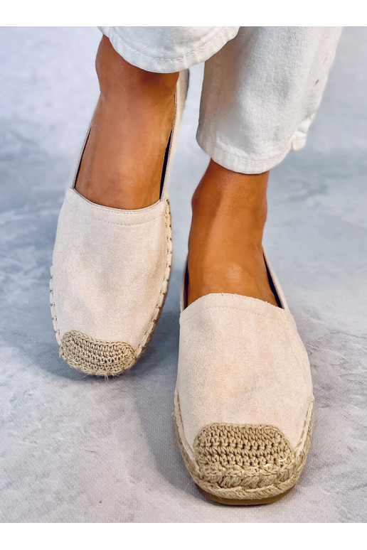Sieviešu espadrilles ZAHN BEIGE