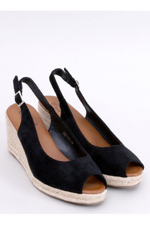 Espadrilles open toe NEVIL BLACK