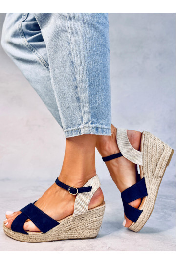 sandales espadrilas WILLA BLUE 2