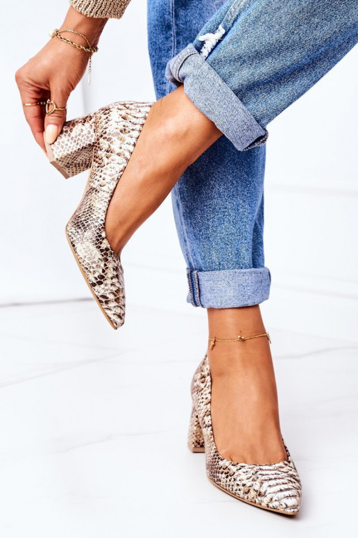 Kurpes Shoes Zelta krāsas