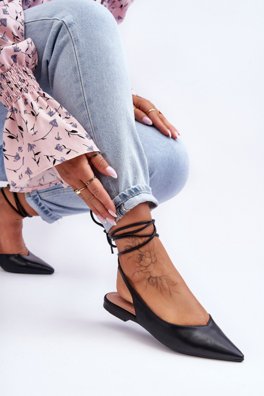 balerīnas ar bantītēm melnas krāsas...