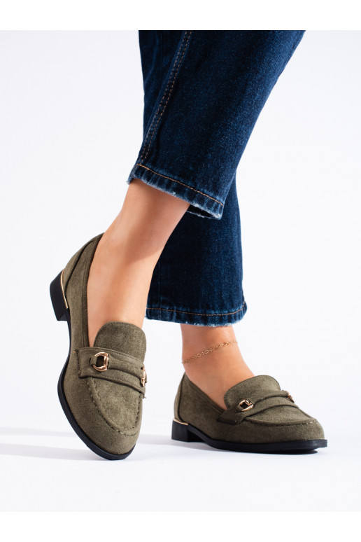 zamšādas kurpes  zaļš Shelovet