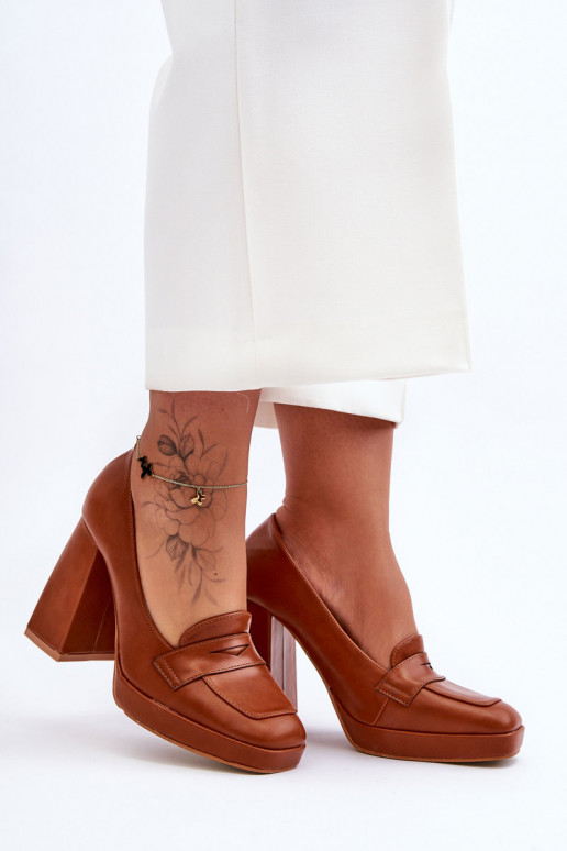 Kurpes brūnas krāsas Alisa