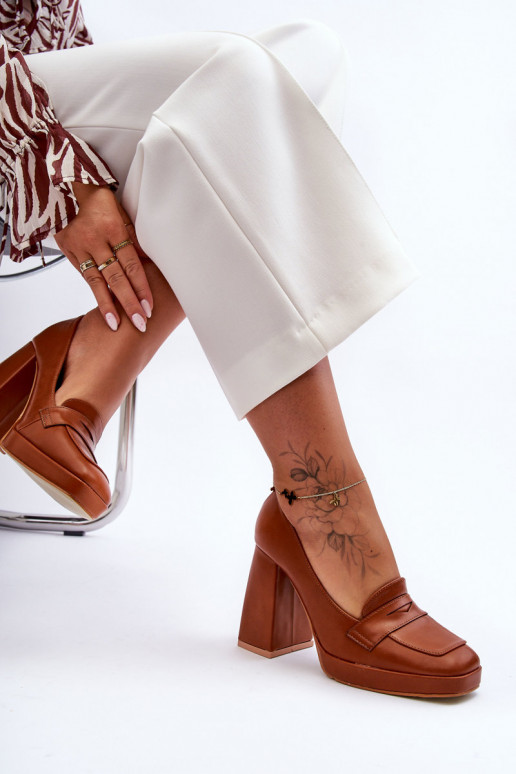 Kurpes brūnas krāsas Alisa