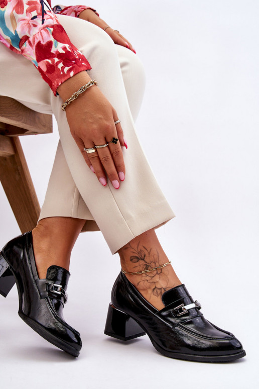 Laque Kurpes melnas krāsas Damira