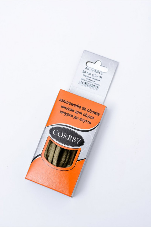 Corbby smilšu krāsas Apaļas mežģīnes