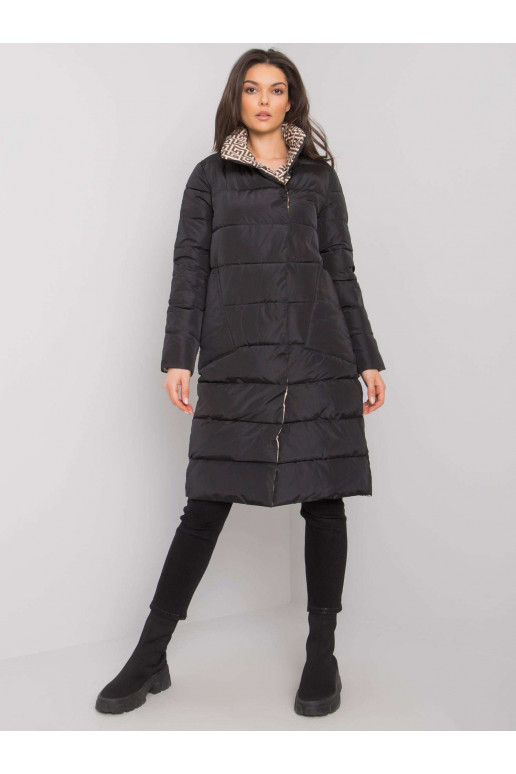 Alabama melna stepēta ziemas jaka Alabama melna stepēta ziemas jaka