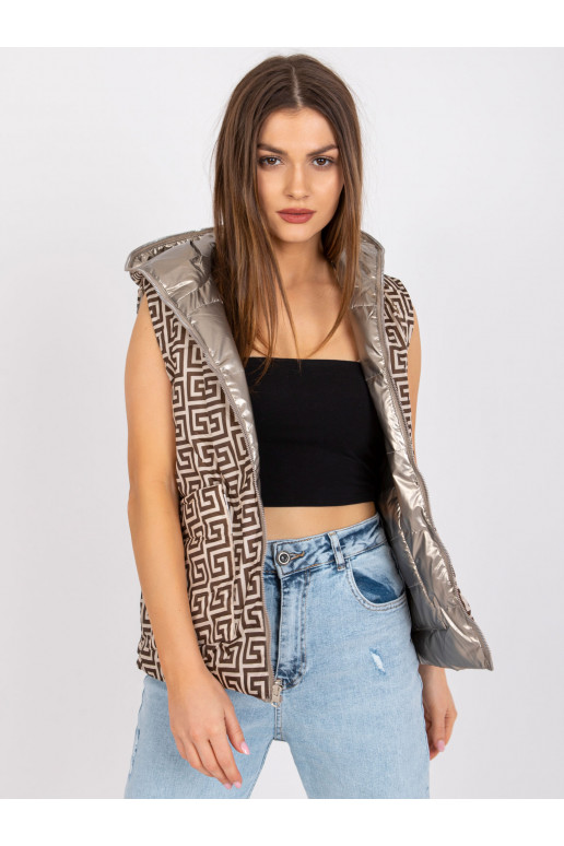 Bēša apgriežama sieviešu veste Addison