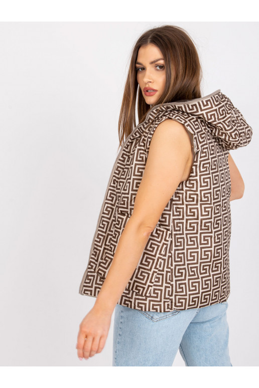 Bēša apgriežama sieviešu veste Addison