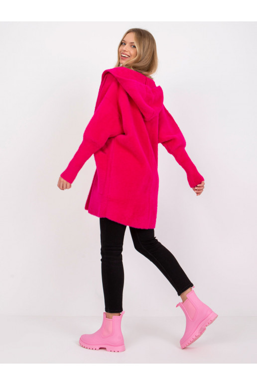 Karolīnas fuksijas alpakas kažoks