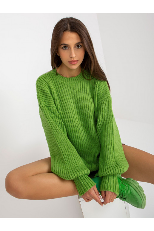 Gaiši zaļš trikotāžas oversize...