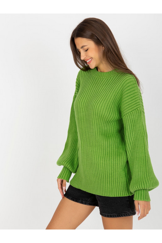 Gaiši zaļš trikotāžas oversize...