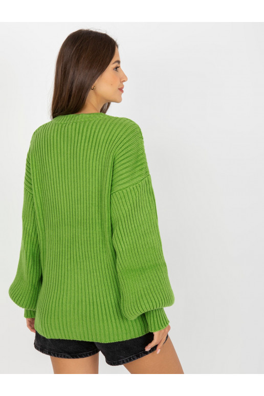 Gaiši zaļš trikotāžas oversize...