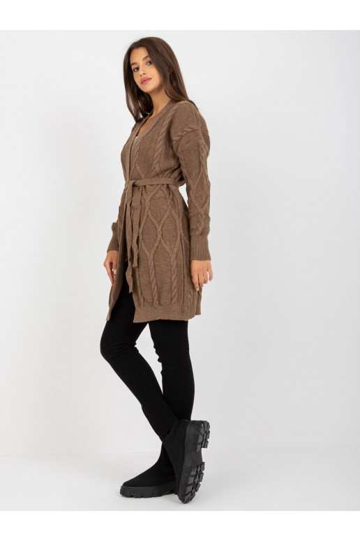 Brūna sieviešu jaka ar bizēm RUE PARIS