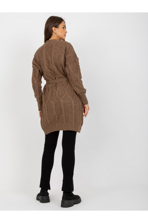 Brūna sieviešu jaka ar bizēm RUE PARIS